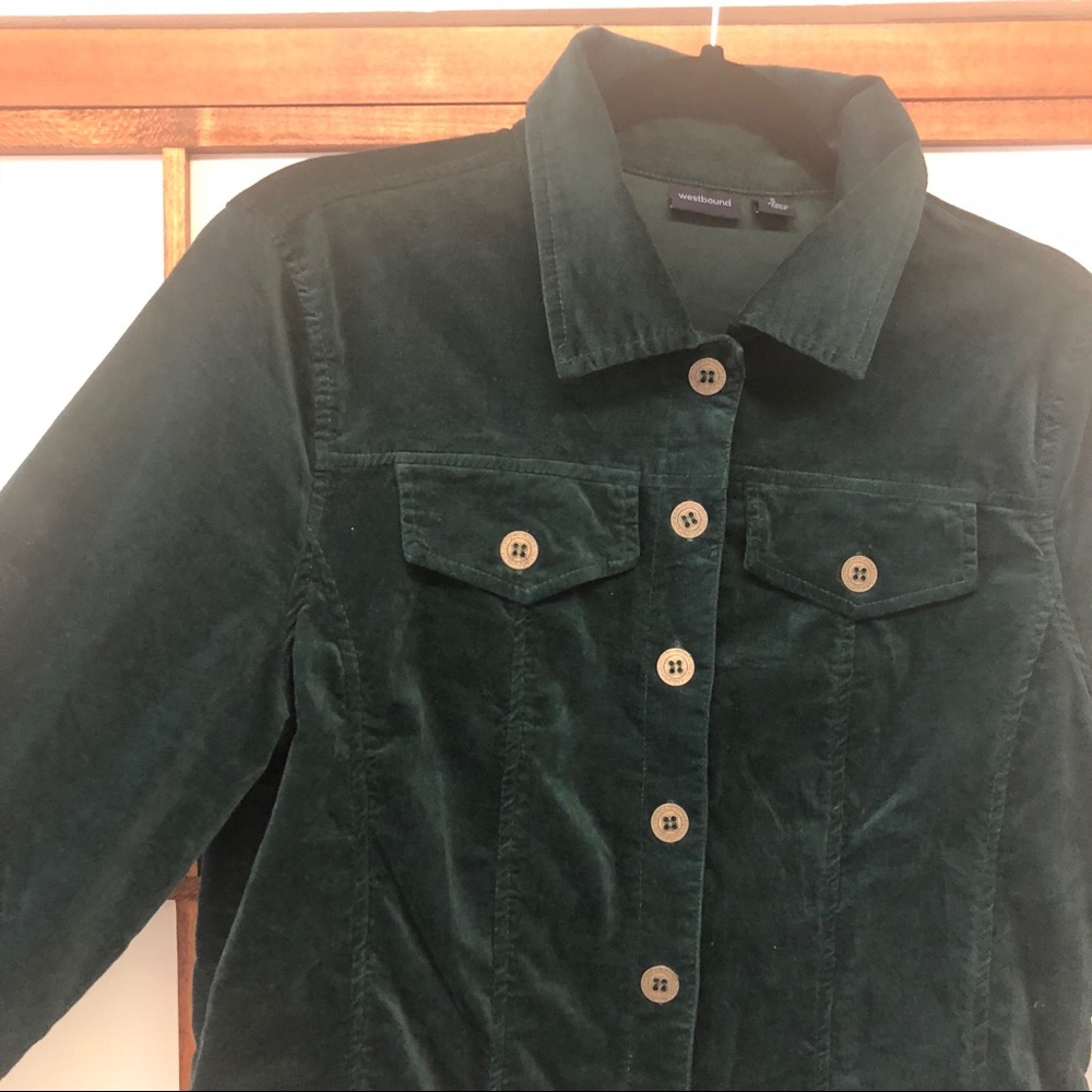 Dark green light jacket by Westbound size small - Picture 4 of 4